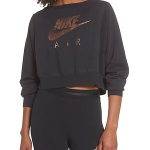 Nike Air Rally Crew Crop Size-M Black/Rose Gold